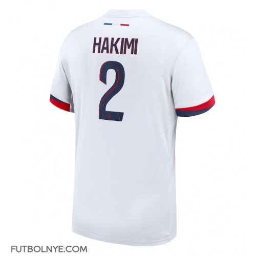 Camiseta Paris Saint-Germain Achraf Hakimi #2 Visitante Equipación 2024-25 manga corta